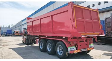 Tri Axle Semi Dump Trailer will be Sent to Philippines