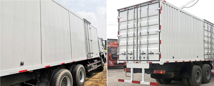 Sinotruk Howo 6X4 Cargo Van Truck for Sale in Philippines 