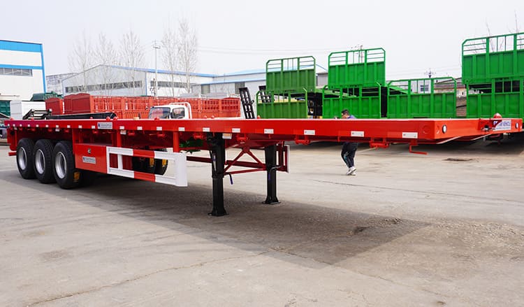 3 Axle 40 Foot Flatbed Trailer for Sale in Philippines Manila 