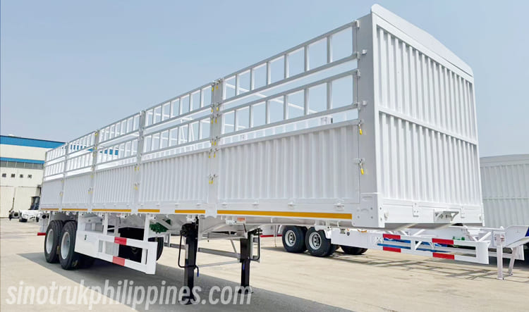 Tri Axle Fence Cargo Trailers for Sale Near Me in Philippines