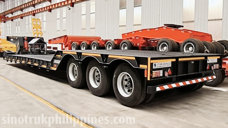 80 Ton Detachable Gooseneck Lowboy Trailer for Sale in Philippines