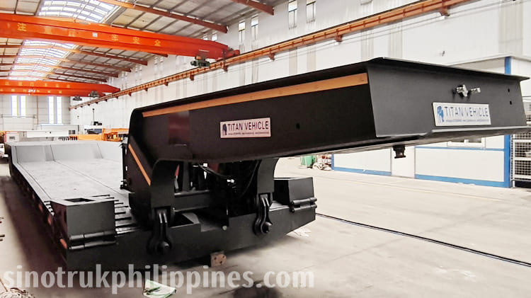 80 Ton Detachable Gooseneck Lowboy Trailer for Sale in Philippines