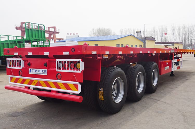 40Ft Container Flatbed Tri Axle Trailer for Sale in Philippines