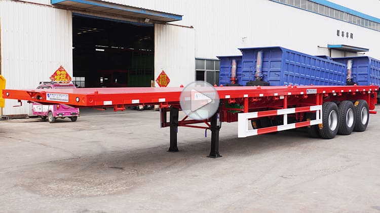 40Ft Container Flatbed Tri Axle Trailer for Sale in Philippines