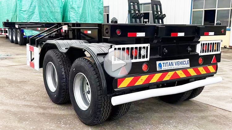 2 Axle Skeletal Container Chassis 20Ft for Sale in Philippines Cebu