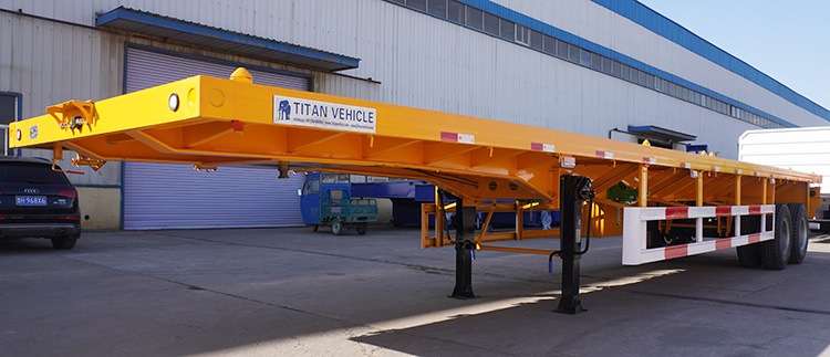 40 Ft 2 Axle Flatbed Container Trailer Price in Philippines 