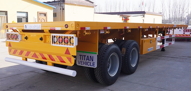 40 Ft 2 Axle Flatbed Container Trailer Price in Philippines 