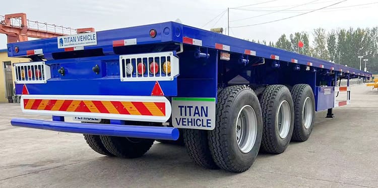Tri Axle 40 Foot Flatbed Trailer for Sale Near Me in Philippines