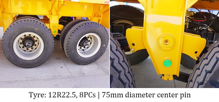 40 Ft 2 Axle Flatbed Container Trailer Price in Philippines 