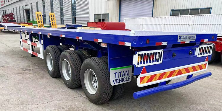 Tri Axle 40 Foot Flatbed Trailer for Sale Near Me in Philippines