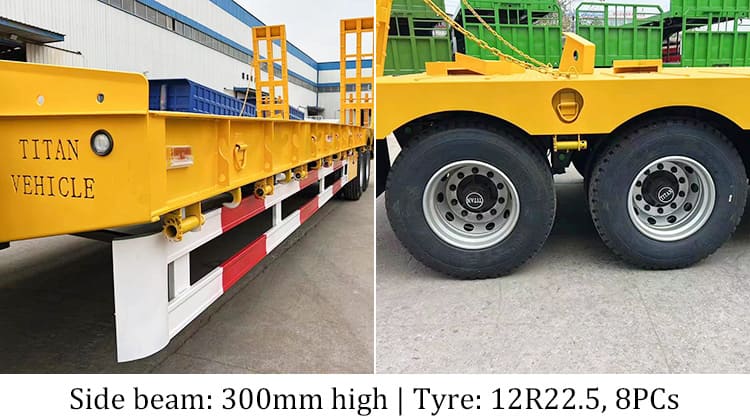 2 Axle Low Bed Trailer for Sale | Lowbed Truck Trailer for Sale in Philippines