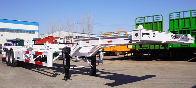 2 Axle 12.5M Gooseneck Skeletal Trailer for Sale in Phillipines Manila