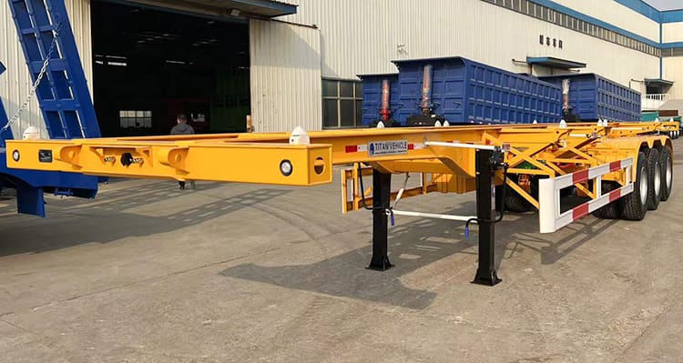  40 Ft Container Chassis for Sale Price | Tri Axle Shipping Container Chassis for Sale in Philippines