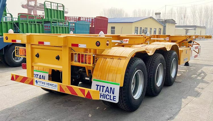  40 Ft Container Chassis for Sale Price | Tri Axle Shipping Container Chassis for Sale in Philippines