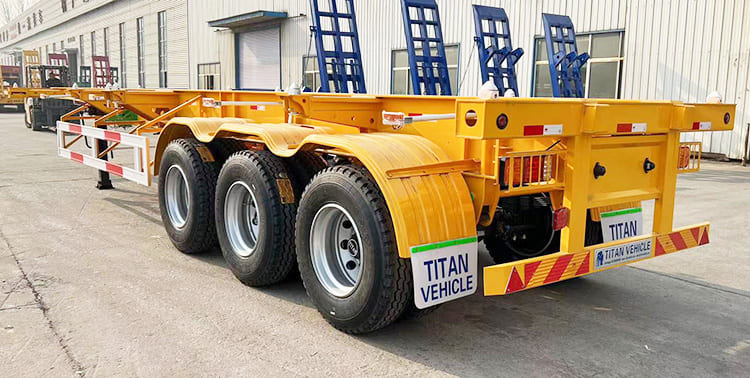  40 Ft Container Chassis for Sale Price | Tri Axle Shipping Container Chassis for Sale in Philippines