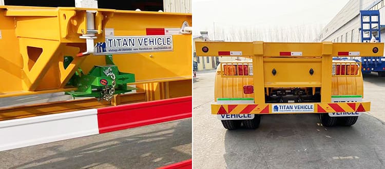  40 Ft Container Chassis for Sale Price | Tri Axle Shipping Container Chassis for Sale in Philippines