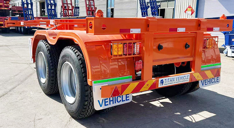 2 Axle 20 Ft Shipping Container Trailer for Sale in Philippines Cebu