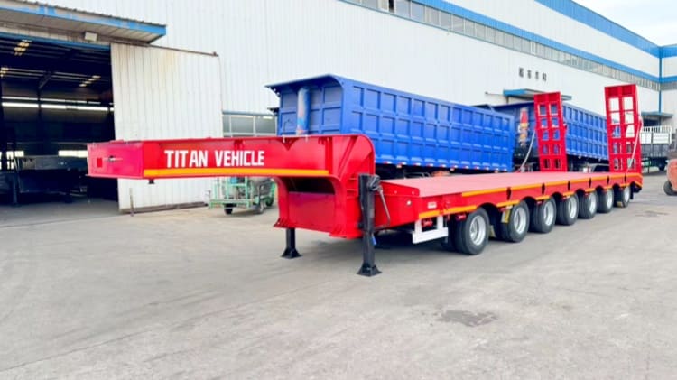 150 Ton Low Bed Trailer Price for Heavy Transport in Kenya