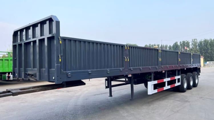 40T Sidewall Semi Trailer for Sale in Ghana Sekondi
