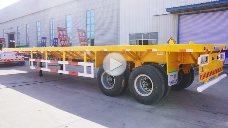 40 Ft 2 Axle Flatbed Container Trailer Price in Philippines 