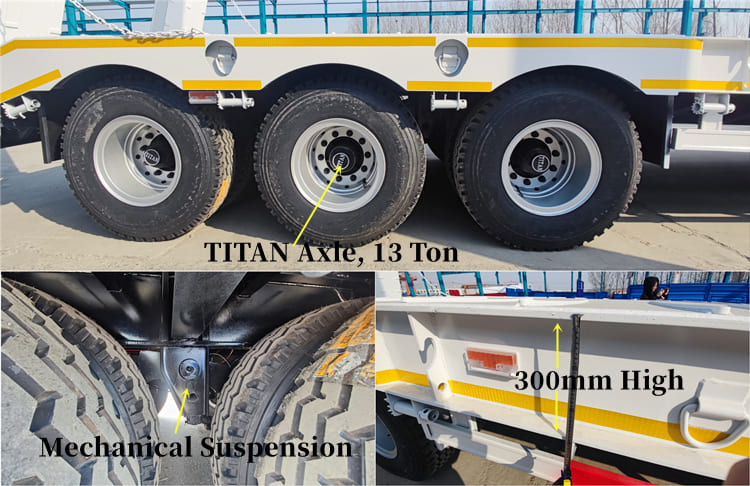 3 Axle Lowbed Trailer for Sale Philippines Manila