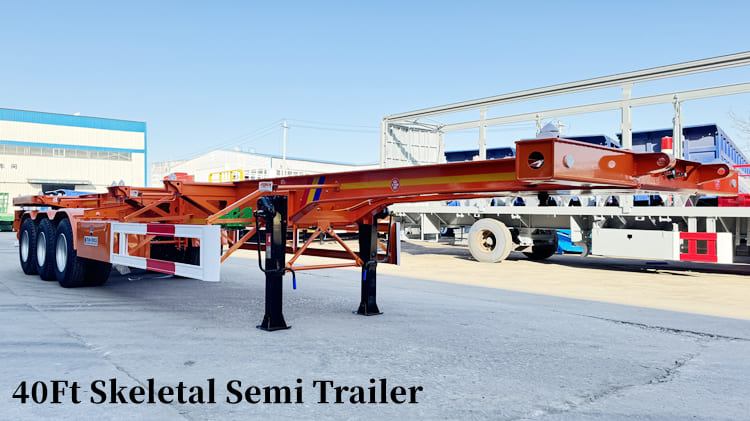 Tri Axle 40Ft Skeleton Trailer for Sale in Philippines