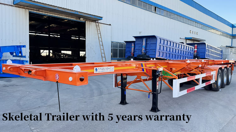 Tri Axle 40Ft Skeleton Trailer for Sale in Philippines