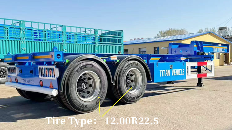 20Ft Skeletal Trailer for Sale in Philippines | Gooseneck Skeletal Semi Trailer in Manila