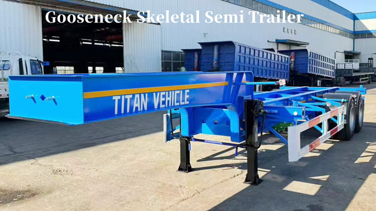  20Ft Skeletal Trailer for Sale in Philippines | Gooseneck Skeletal Semi Trailer in Manila