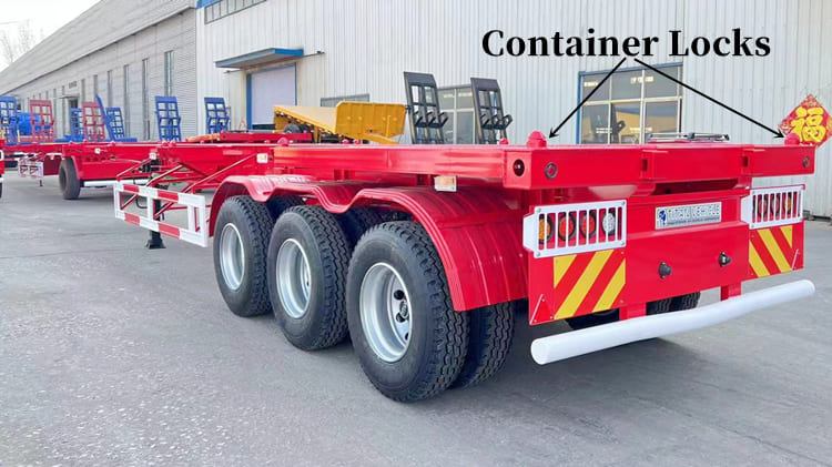 New Tri Axle Skeletal Trailer for Sale in Philippines Batangas