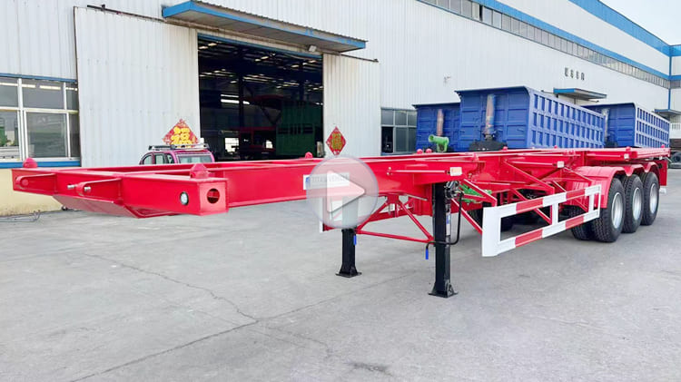 New Tri Axle Skeletal Trailer for Sale in Philippines Batangas 