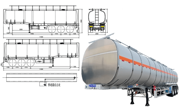 Stainless Steel Tanker Trailer for Sale Philippines