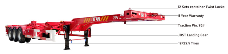 New 40 Ft Container Chassis for Sale Price in Philippines