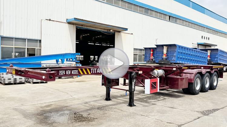 New 40 Foot Container Chassis Trailer for Sale in Philippines