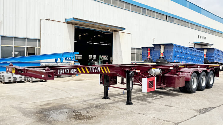 New 40 Foot Container Chassis Trailer for Sale in Philippines
