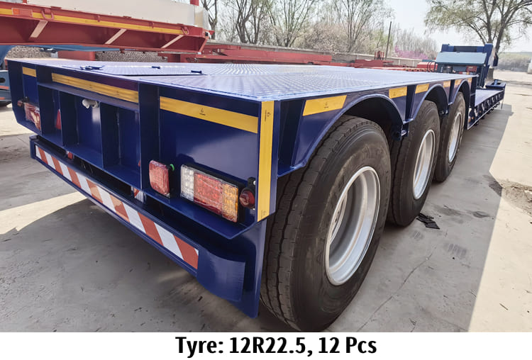 80 Ton Detachable Lowboy Gooseneck Trailers for Sale in Philippines
