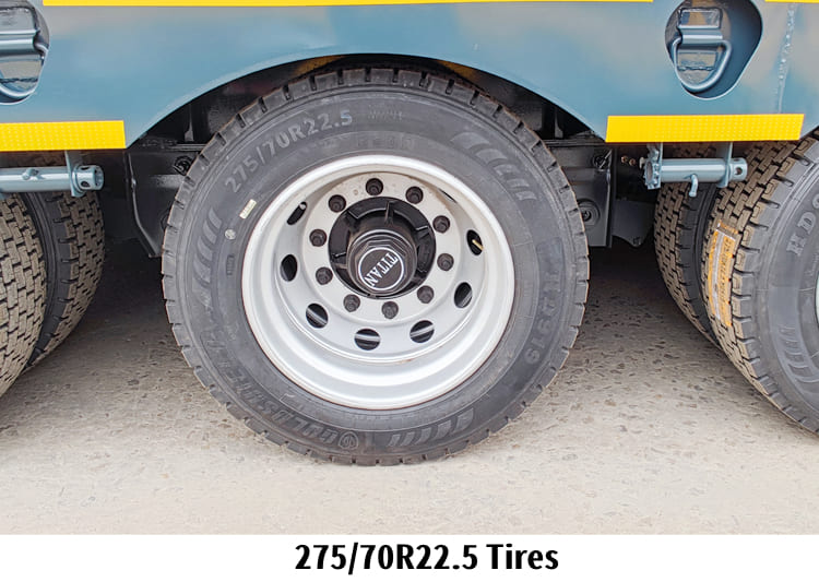 100 Ton Low Bed Semi Trailer for Sale in Philippines