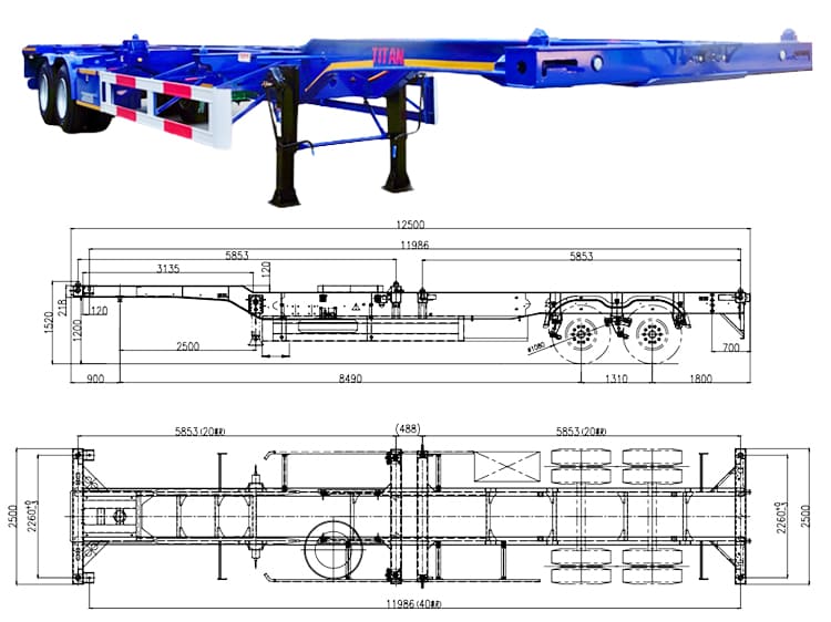 2 Axle Skeleton Trailers for Sale in Philippines, Batangas