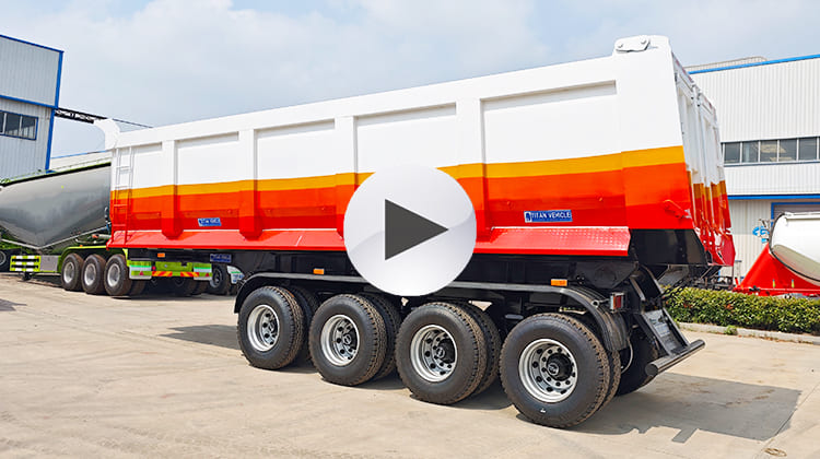 4 Axle Tipper Trailer Price for Sale in Philippines, Davao