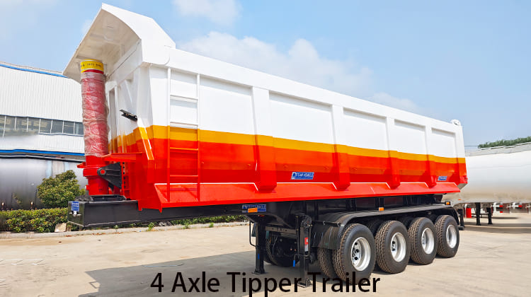 4 Axle Tipper Trailer Price for Sale in Philippines, Davao
