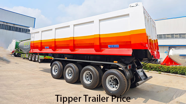 4 Axle Tipper Trailer Price for Sale in Philippines, Davao