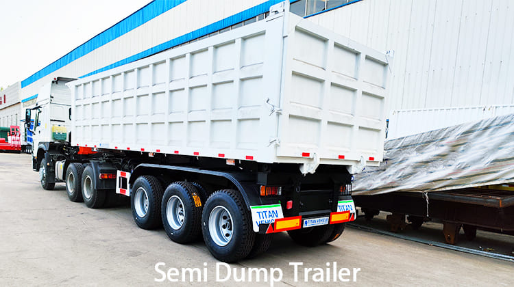 Tri Axle Semi Dump Trailer for Sale in Philippines, Batangas