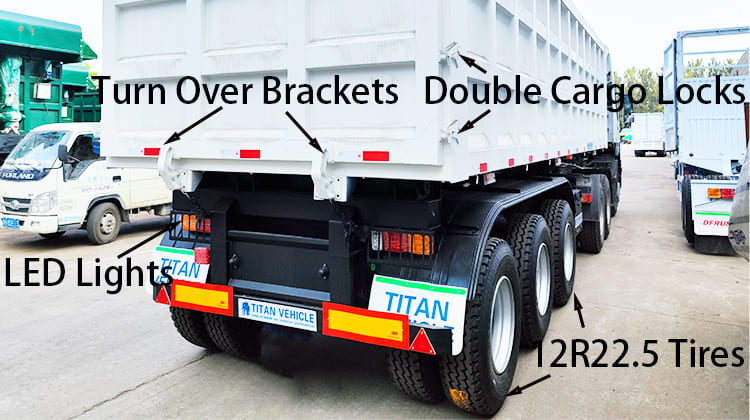 Tri Axle Semi Dump Trailer for Sale in Philippines, Batangas