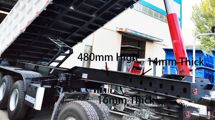 Tri Axle Semi Dump Trailer for Sale in Philippines, Batangas