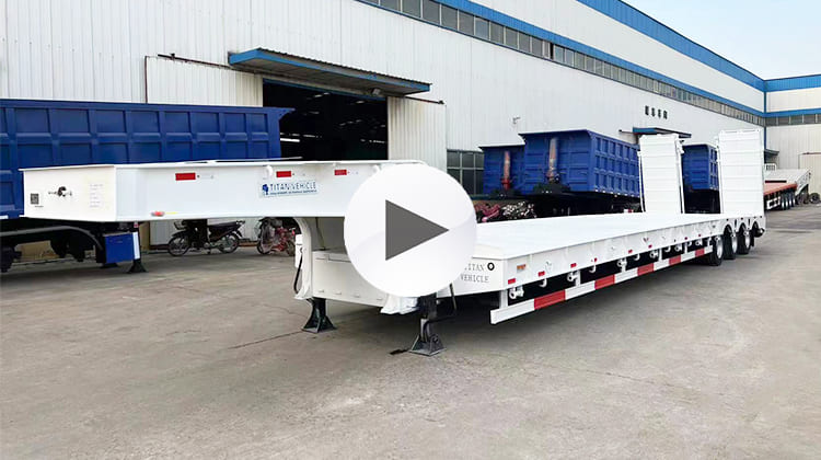 100 Ton Lowbed Trailer for Sale in Philippines, Davao
