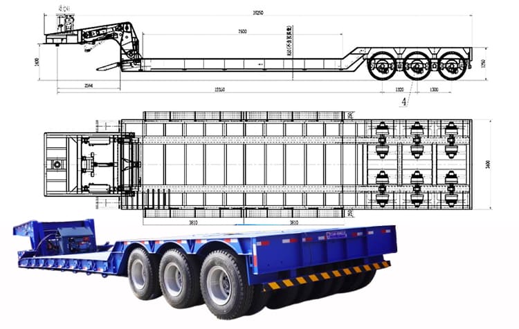 3 Line 6 Axles Detachable Gooseneck Trailers for Sale in Philippines, Manila
