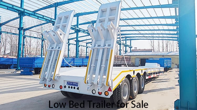 Tri Axle Low Bed Trailer for Sale in Philippines, Davao
