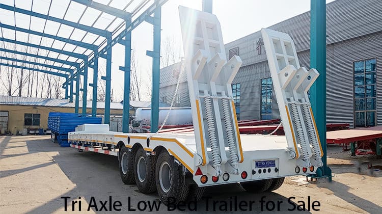 Tri Axle Low Bed Trailer for Sale in Philippines, Davao