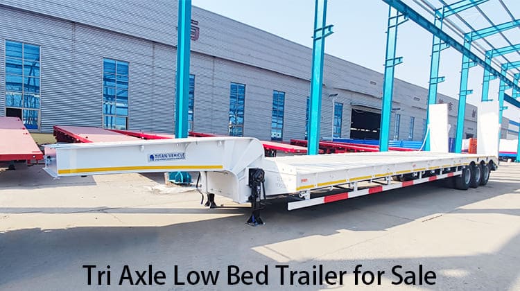 Tri Axle Low Bed Trailer for Sale in Philippines, Davao
