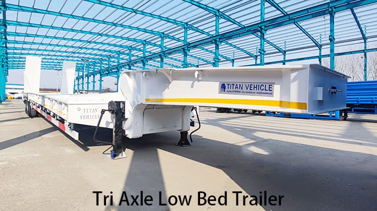 Tri Axle Low Bed Trailer for Sale in Philippines, Davao